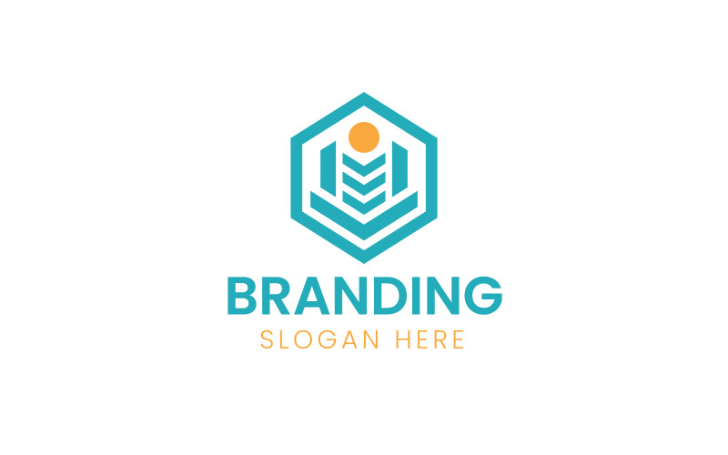 Hexagon välgörenhetslogotyp design-1096