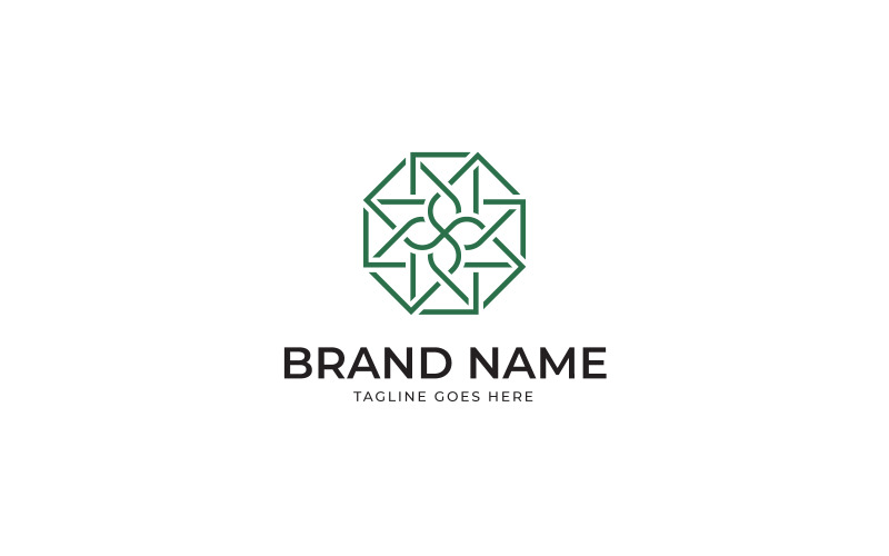 Blomsterhandlare logotyp designmall