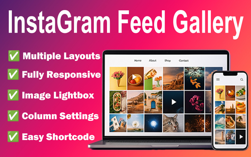 Complemento de WordPress para galería de feeds de Instagram