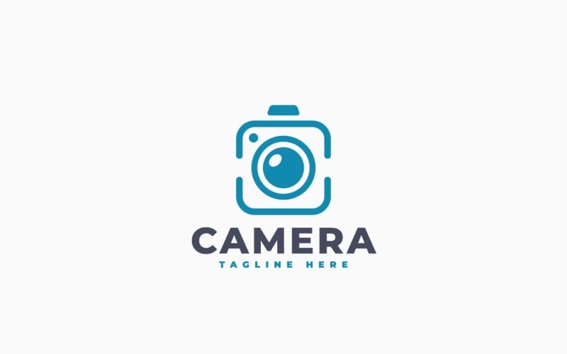 Prosty szablon logo aparatu fotograficznego