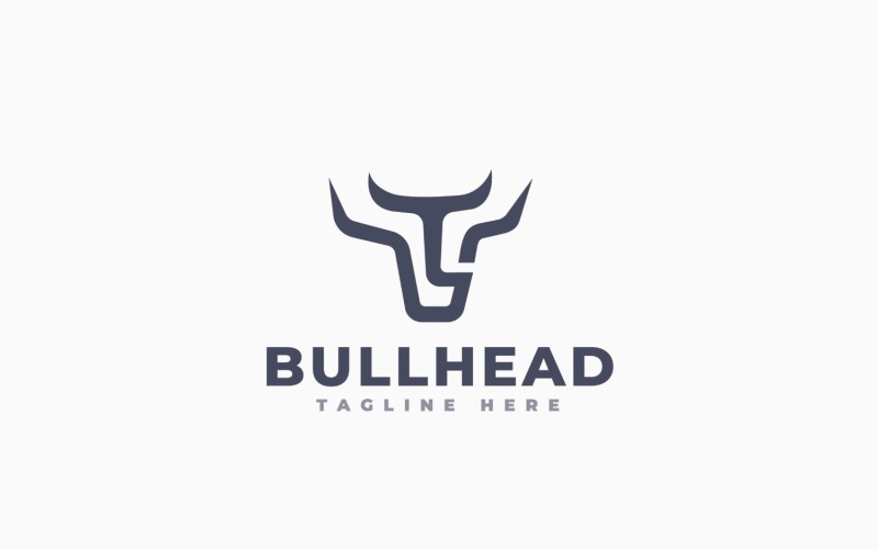 Дизайн шаблону логотипу Creative Bull Head