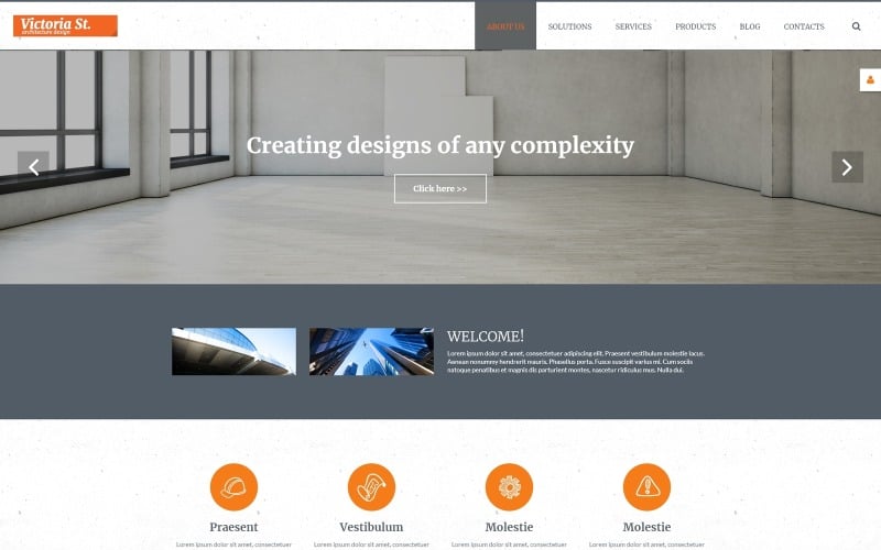 Modello Joomla di progettazione architettonica