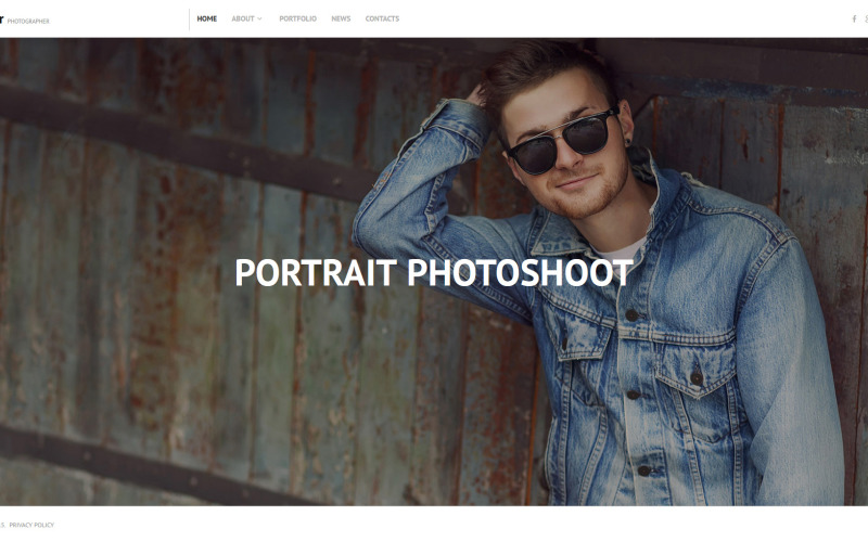 фотограф портфолио moto cms 3 шаблон