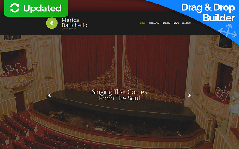 шаблон singer moto cms 3
