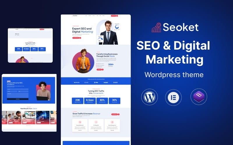 Seoket - Tema WordPress per SEO e marketing digitale