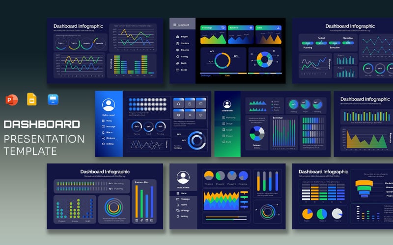 Modello di pacchetto dashboard aziendale