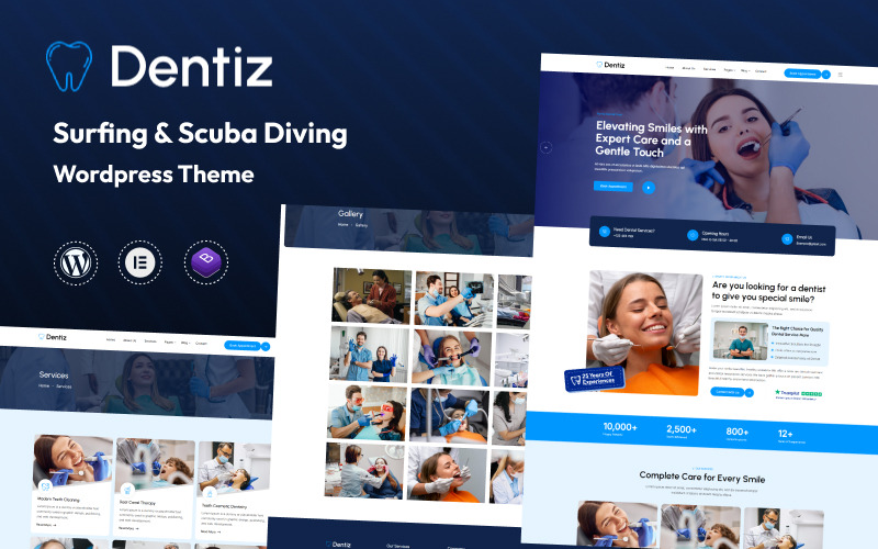 Dentiz - WordPress-thema voor tandartsen en tandklinieken