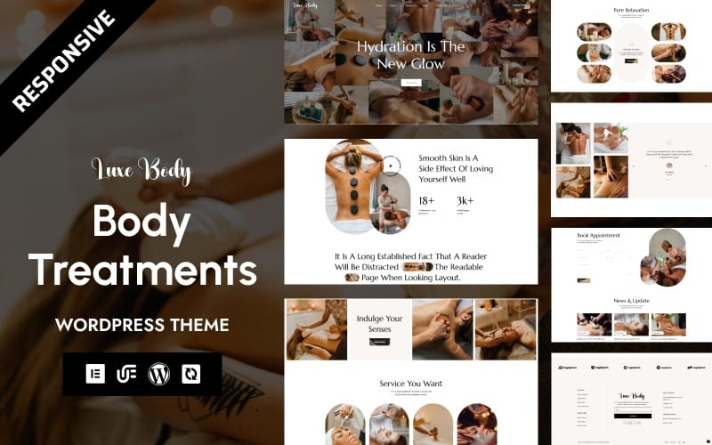 Luxe Body - Spa, Wellness & Masaj Salonu WordPress Elementor Teması