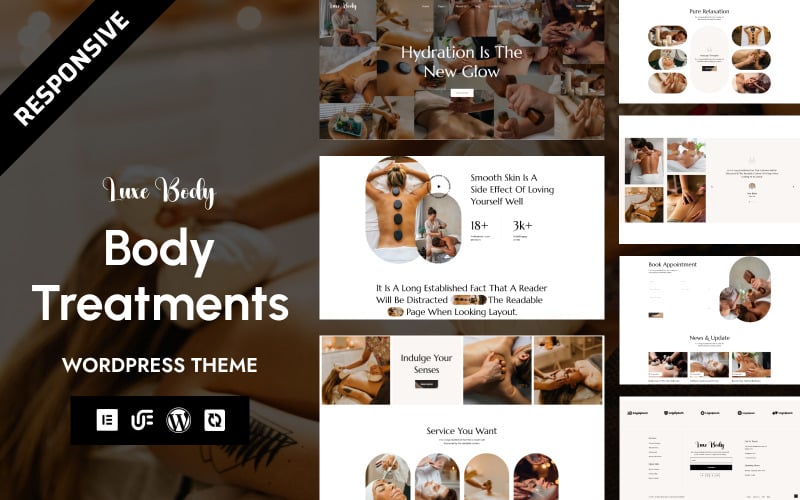 Luxe Body - Spa, Wellness & Massage Salon WordPress Elementor Theme