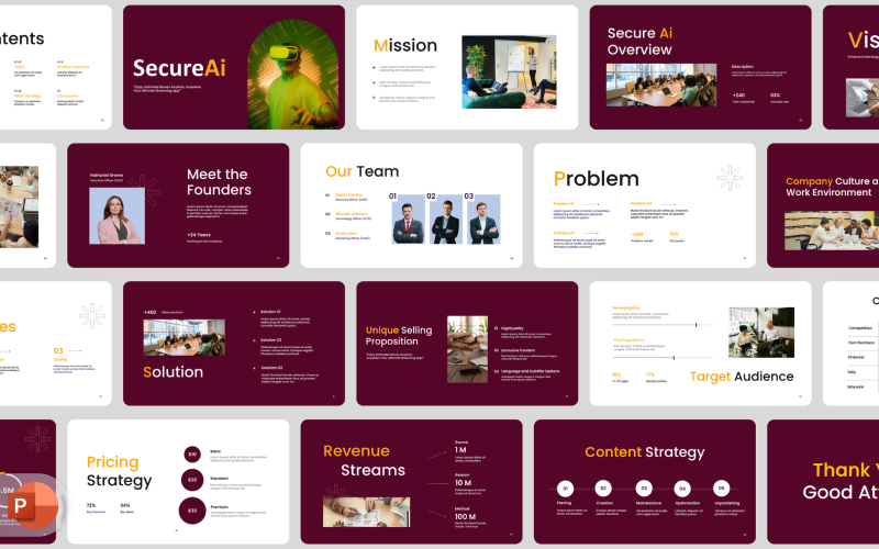 Sicuro - Modello di presentazione Ai