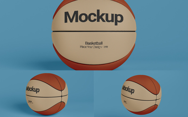 Mockup pubblicitario di basket