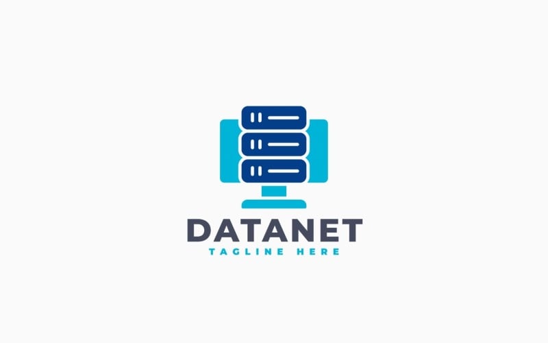 Database Network Logo Template Design