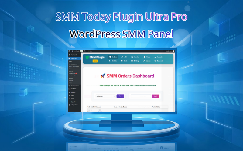 SMM Today Ultra Pro bővítmény - WordPress SMM Panel
