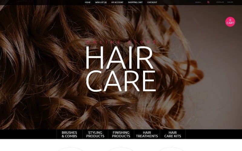 Hair Care OpenCart Template