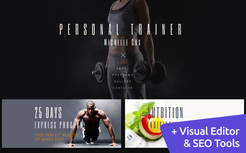 Personal Trainer Moto CMS 3-mall