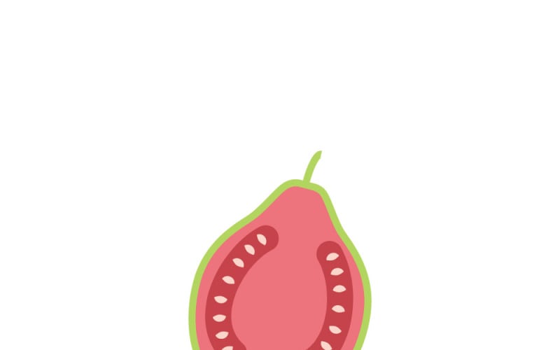 Sağlıklı Gıda Web Şablonu Tasarımı için Taze Yeşil Guava Meyvesi Fotoğrafı