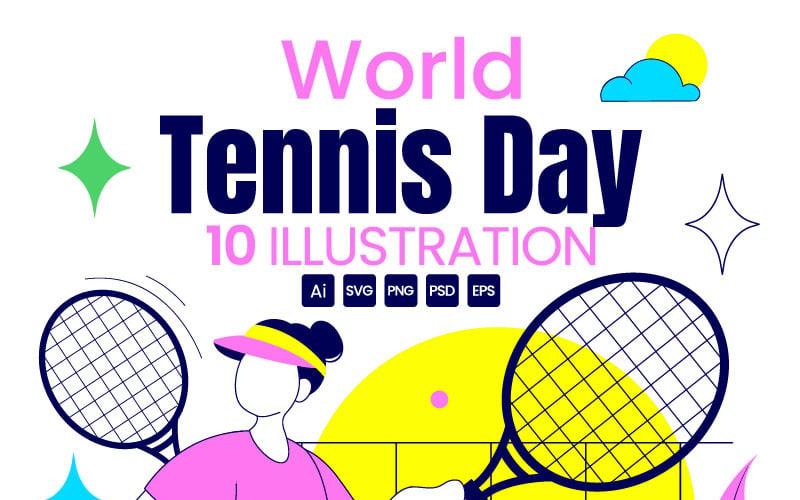 10 Ilustrações do Dia Mundial do Tênis