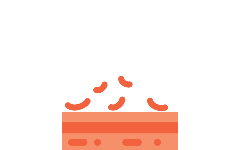 Diagramm zum Hautexfoliationsprozess – Kosmetik- und Medizinvektor
