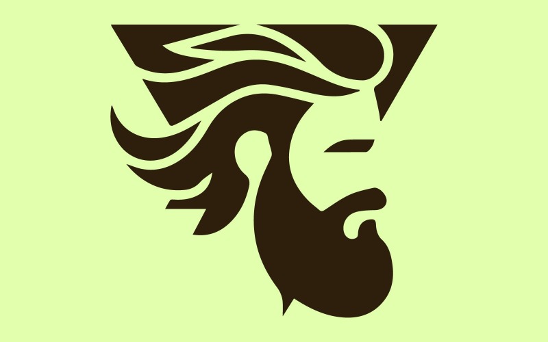 Vintage-Logo-Design für Herrenfriseursalons – geeignet für Marken im Bereich Körperpflege