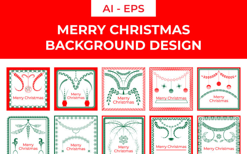 Design di sfondo di Buon Natale