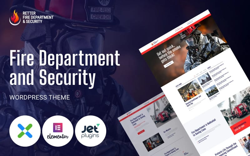 тема wordpress для пожарной охраны и безопасности