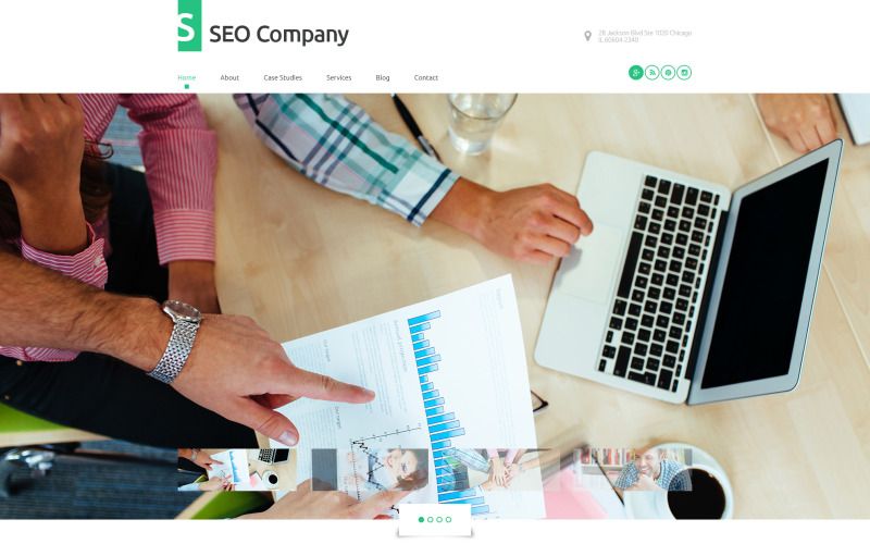 Thème WordPress pour entreprise de référencement
