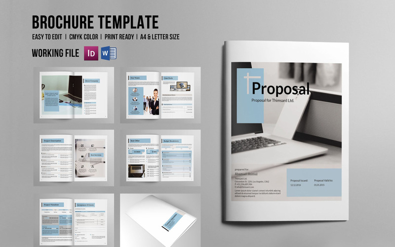 Modèle de proposition de projet – Proposition commerciale professionnelle