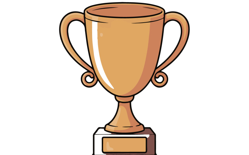 Troféer silhuett vektor konst