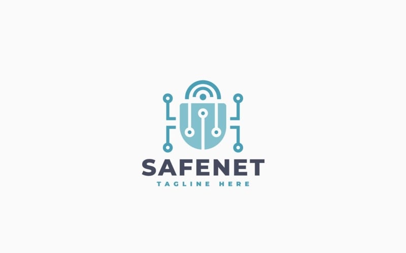 Modèle de logo pour réseau de sécurité