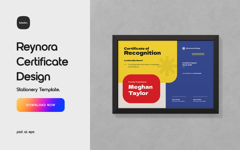 Reynora Sertifika Tasarım Şablonu