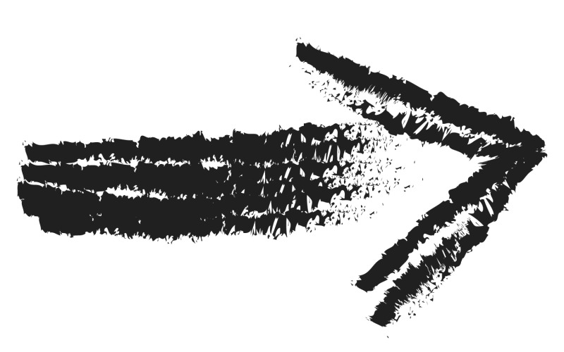 Utwórz efekt pędzla strzałkowego