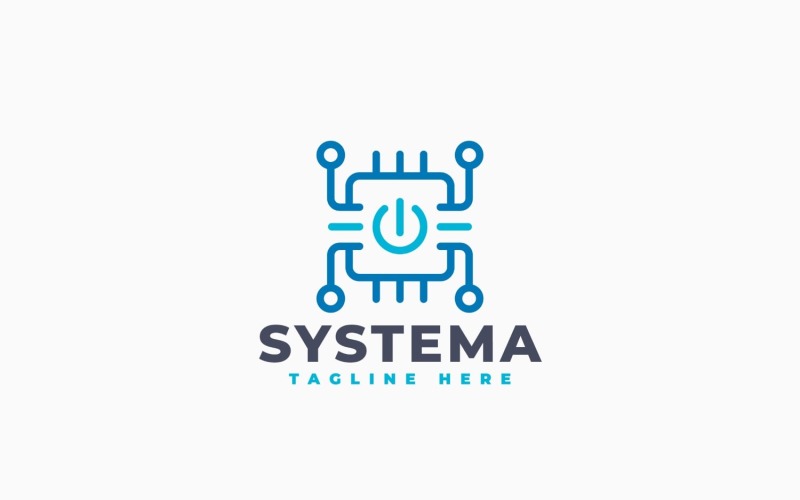 Logo-Vorlage für Stromversorgungssysteme
