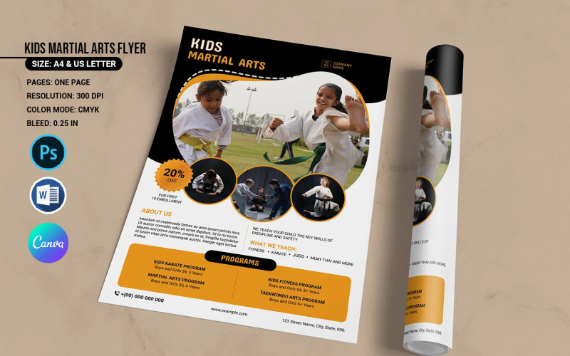 Modèle de brochure de portfolio polyvalent