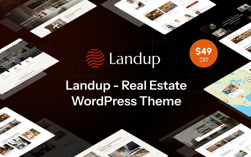 Landup – motyw WordPress dla branży nieruchomości