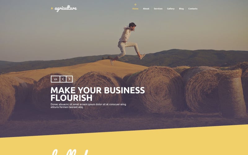 Agriculture PSD Template