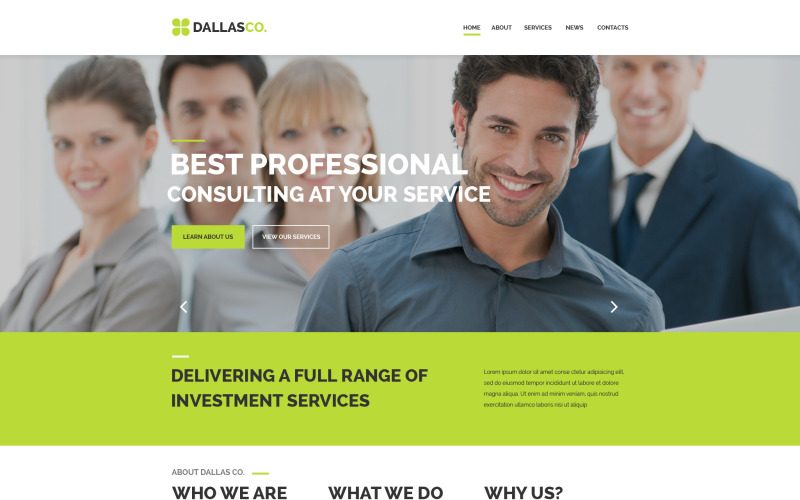 Business Center PSD Template