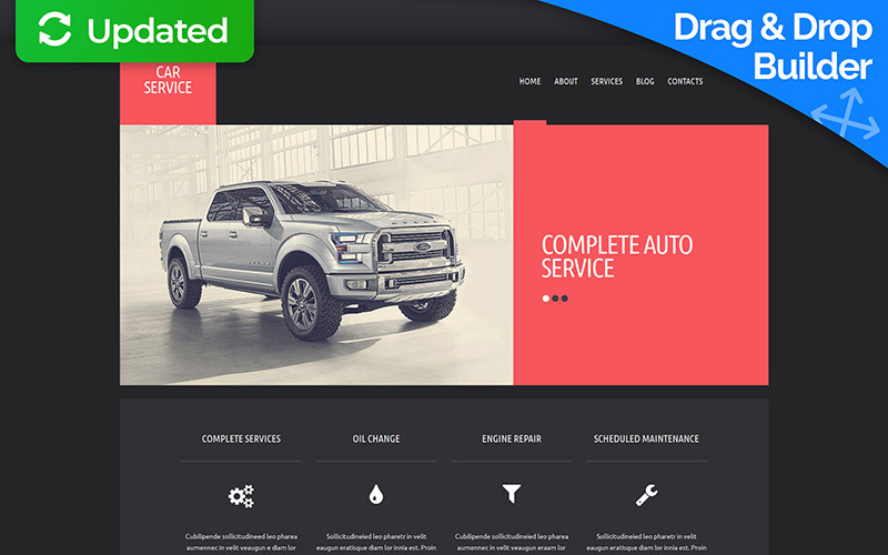 ремонт автомобилей moto cms 3 шаблон