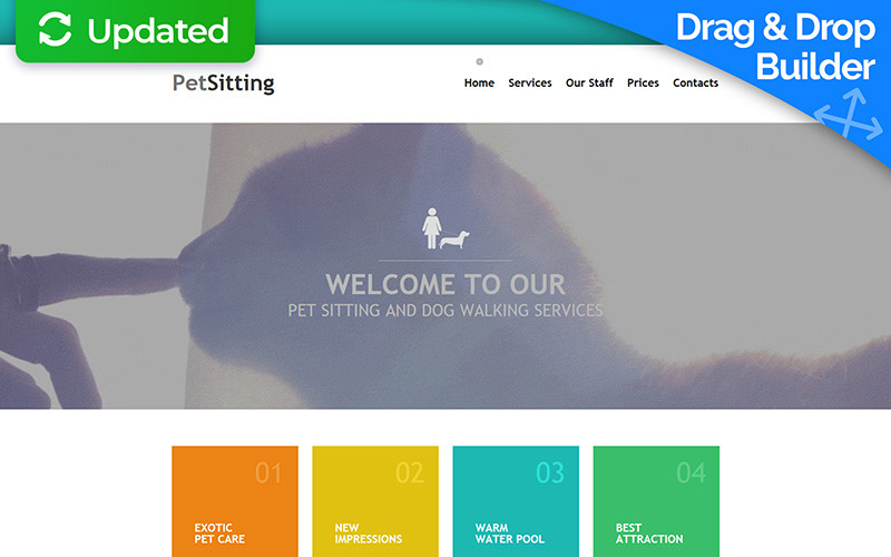 pet sitting moto cms 3 шаблон