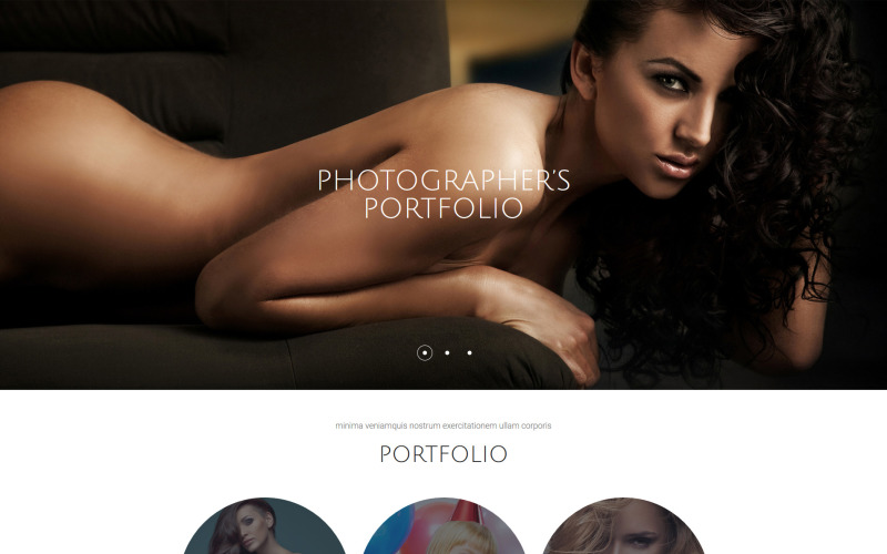 фотограф портфолио moto cms 3 шаблон