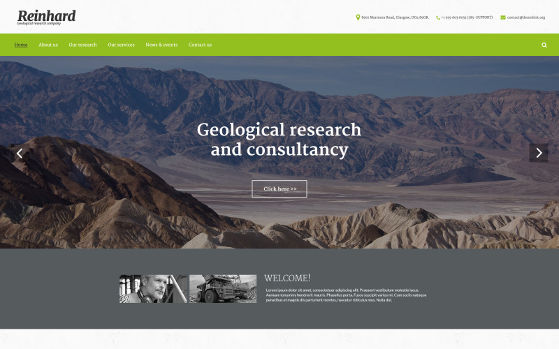 Plantilla Web Reinhard