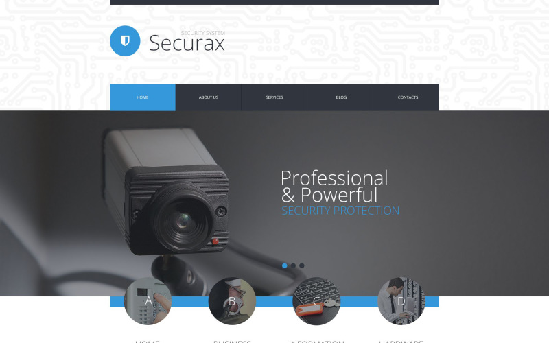 Securax PSD Template