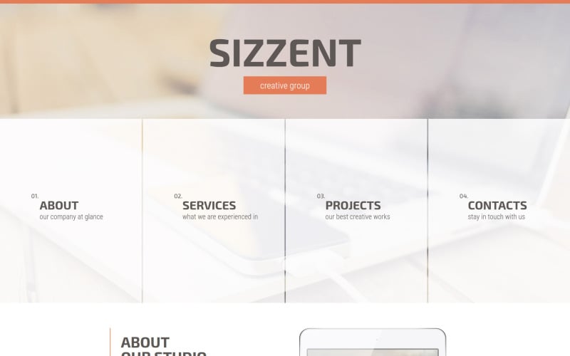 Sizzent Website Template