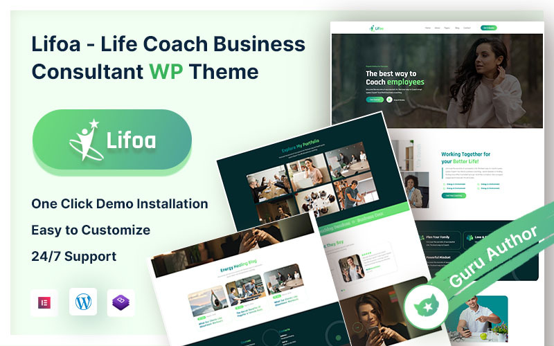 Lifoa – Életvezetési tanácsadó és üzleti tanácsadás WordPress téma