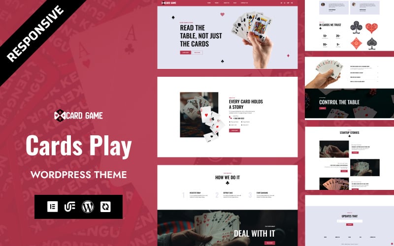 Card Game - PlayDeck Interactive Card Game Hub & Gaming WordPress Elementor Theme