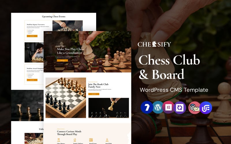Chess Website Templates - 25 Best Chess Club & Tournament Web Themes