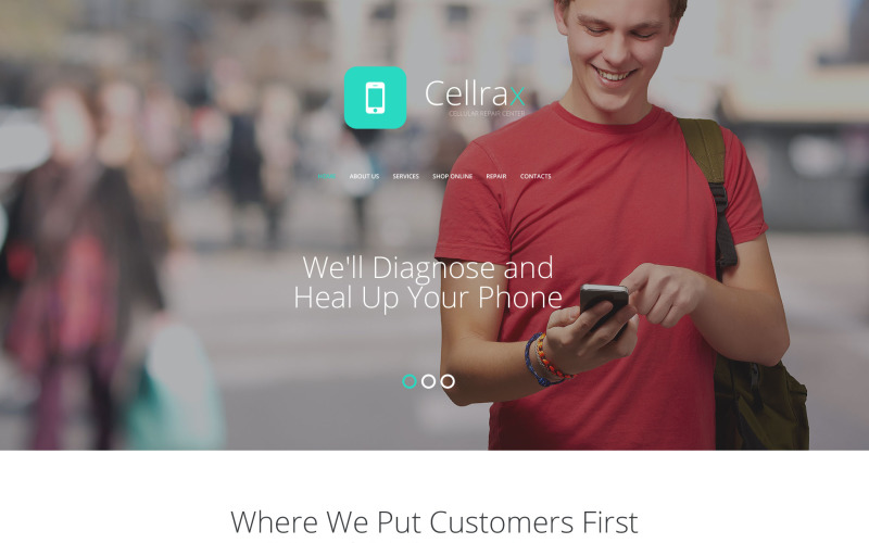 Cellrax网站模板