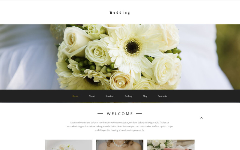 Hochzeit PSD Vorlage