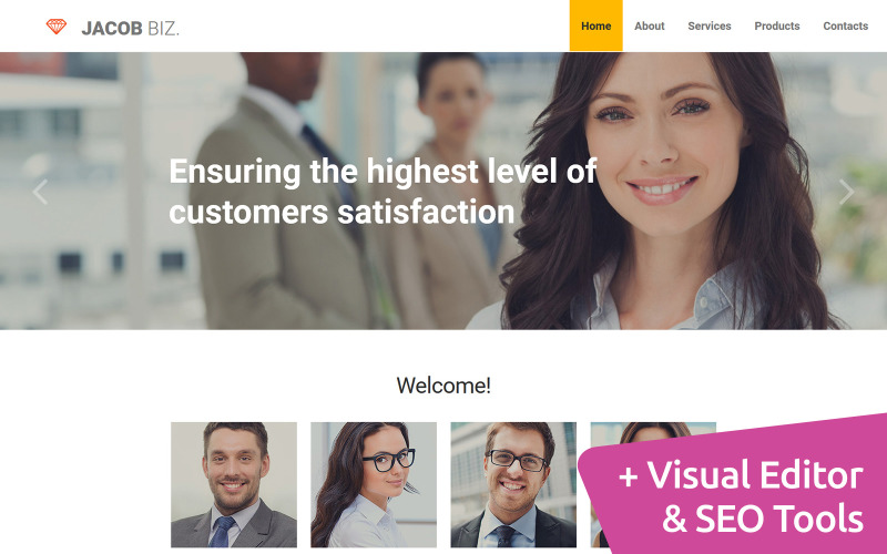 шаблон local business moto cms 3