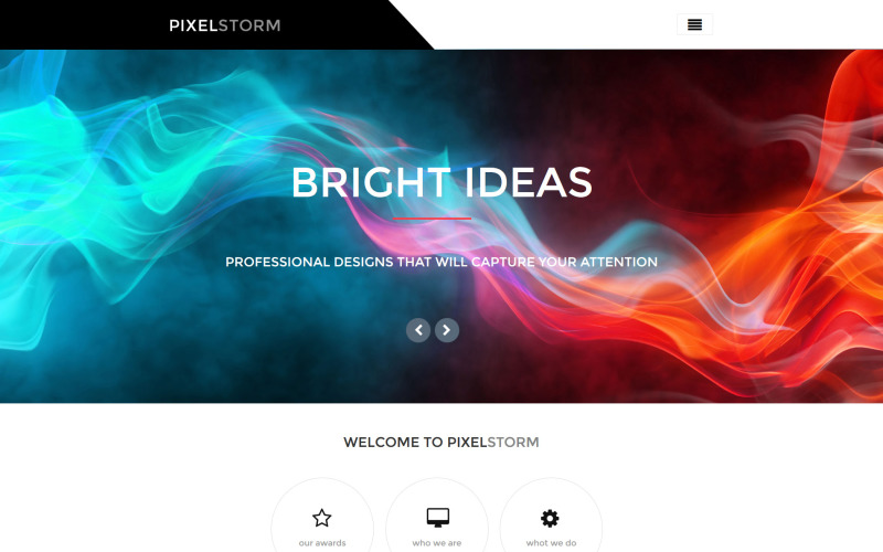 pixel storm wordpress тема