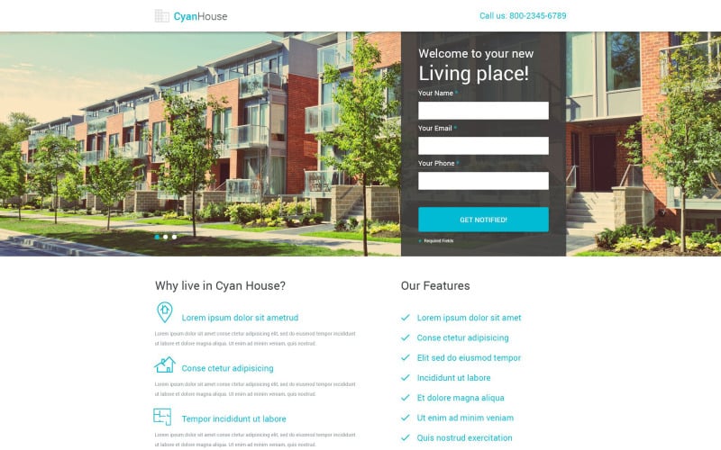 Real Estate PSD Template